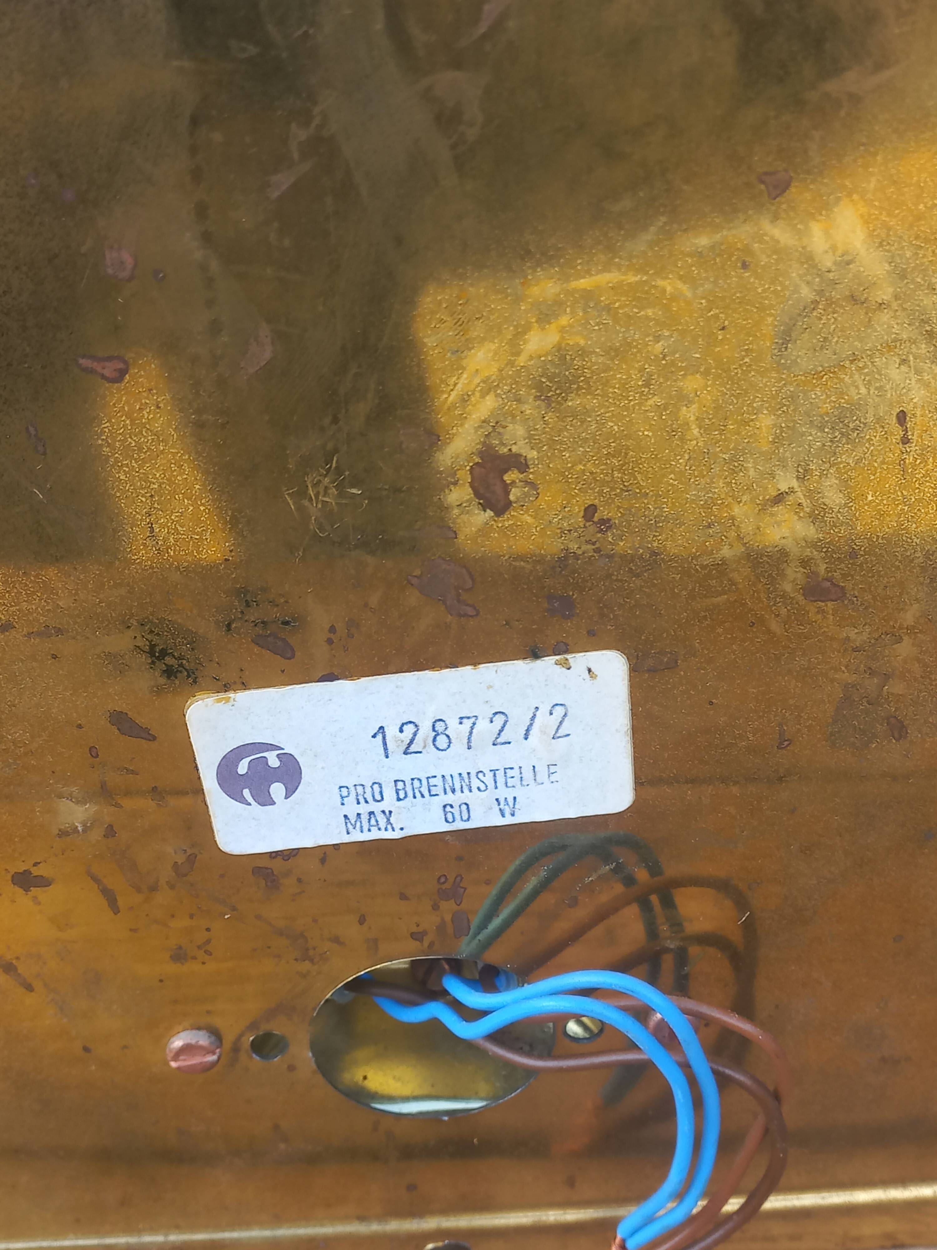 Pair of Pro Brennstelle designer wall lights from the 70s