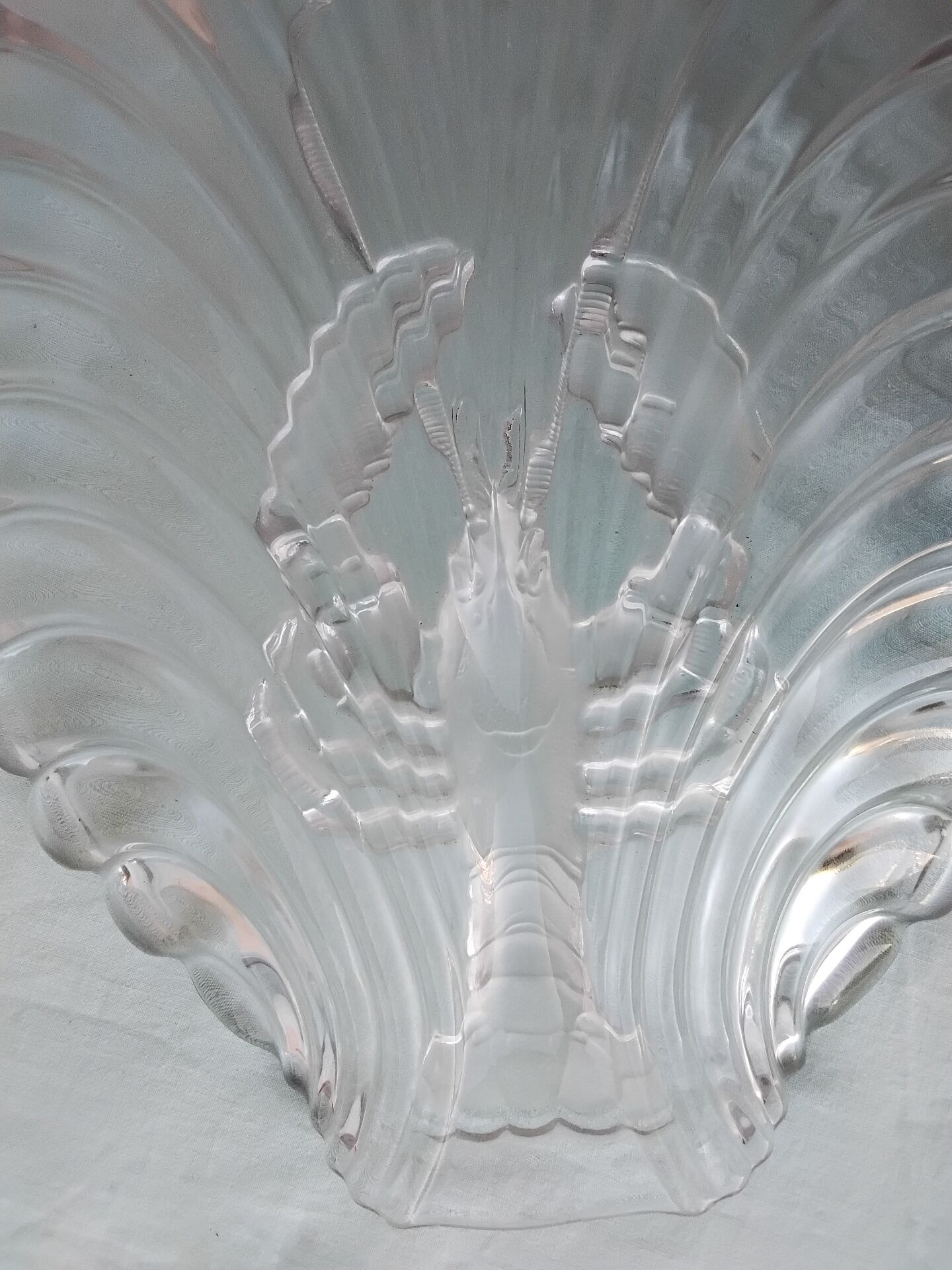 Lobster glass plate Walther Glas