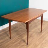 Retro Teak 1960s Elliots Of Newbury Mid Century Extending Dining Table & 6 Chairs