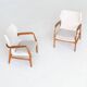 A. Madsen and H. Schubell Karen lounge chairs Bovenkamp Netherlands 1960