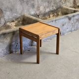 Coffee table, small pine side table 1970