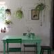 Table de ferme verte