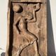 Door in low relief dancer style art deco 1930 wooden