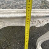 Regency style coffee table with marble top