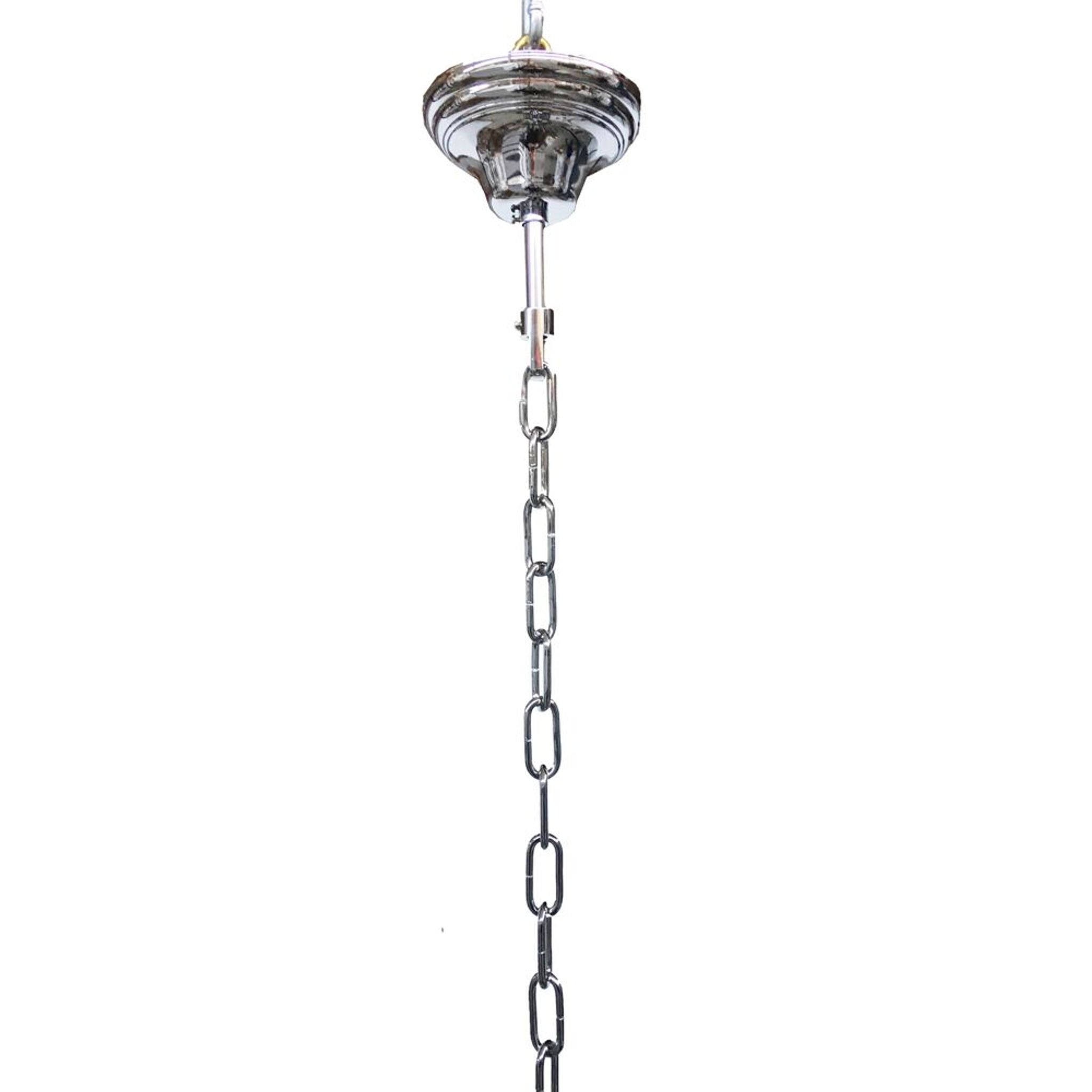 Suspension blanc en verre de murano « tronchi » disparu d50