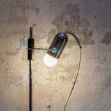 Steel floor Lamp by Francesco Fois for Reggiani, Italy, 1960s
