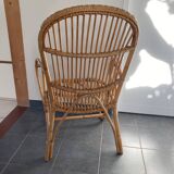 Rattan armchair