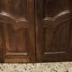 Pair of antique solid walnut doors from the 18th century.