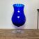 Vase en verre Empoli bleu