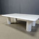 Angelo Mangiarotti carrara marble coffee table for Up&Up, Italy