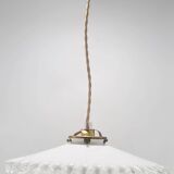 Opaline glass pendant light