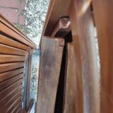 4 folding teak chairs