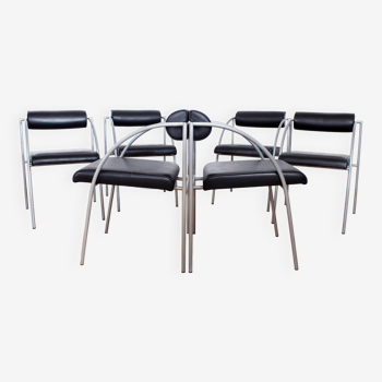 Set de 6 Chaises Vienna de Rodney Kinsman pour Bieffeplast