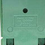 Teal Green Olaf von Bohr Gedy Hooks, Italy 1970s – Space Age Design