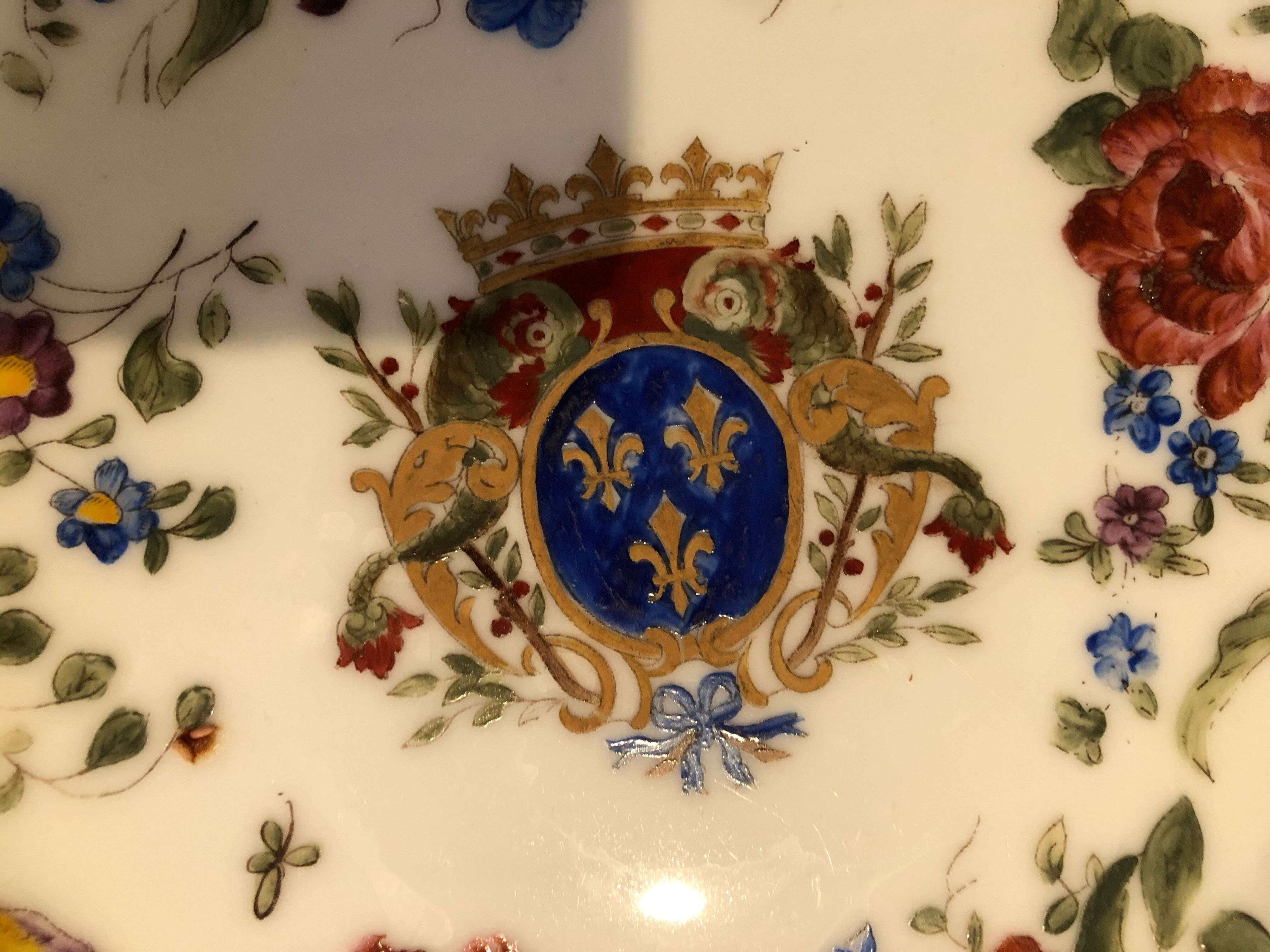 Set of six plates of Meissen