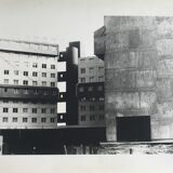 Rosine nusimovici, untitled (building), c 1980. black and white silver print