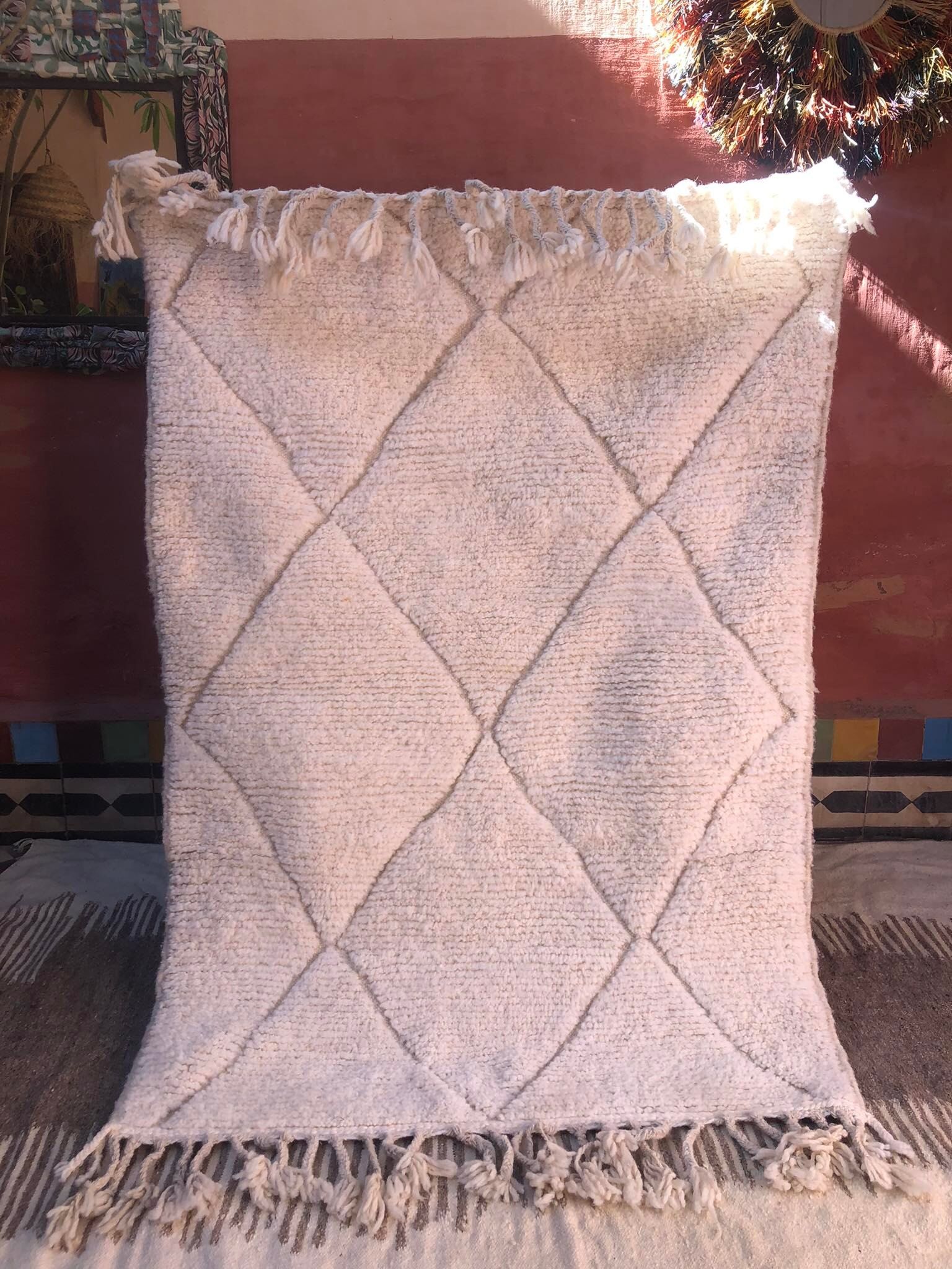 Wool carpet 155x105cm