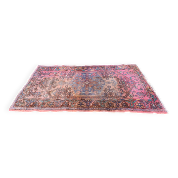 Hand-knotted wool oriental rug
