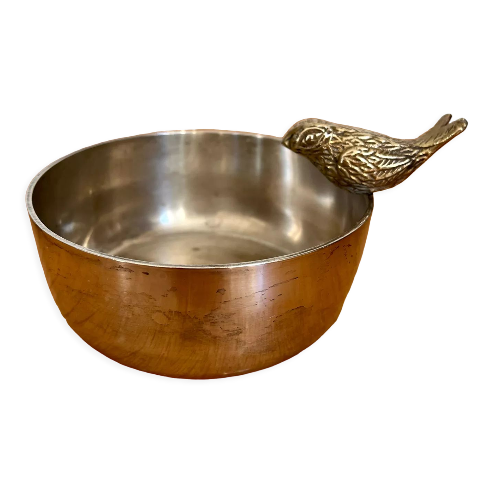 Antique silver metal cup