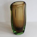 1950's “elegance” sommerso vase, pattern no. 54181 by jaroslav beranek