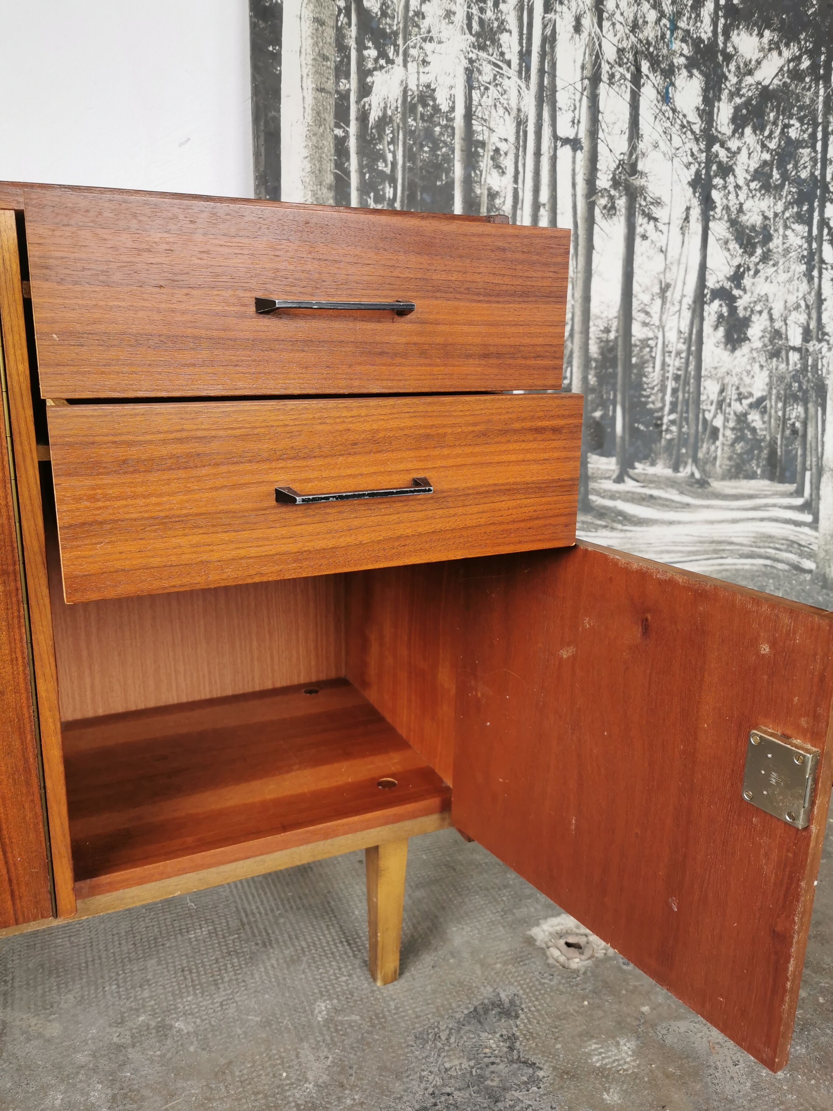 Vintage enfilade 1970