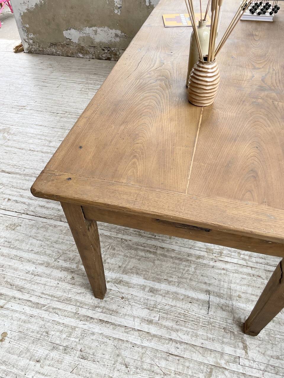 Oak farm table 2m