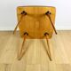 Polish coffee table console 1970s medium square