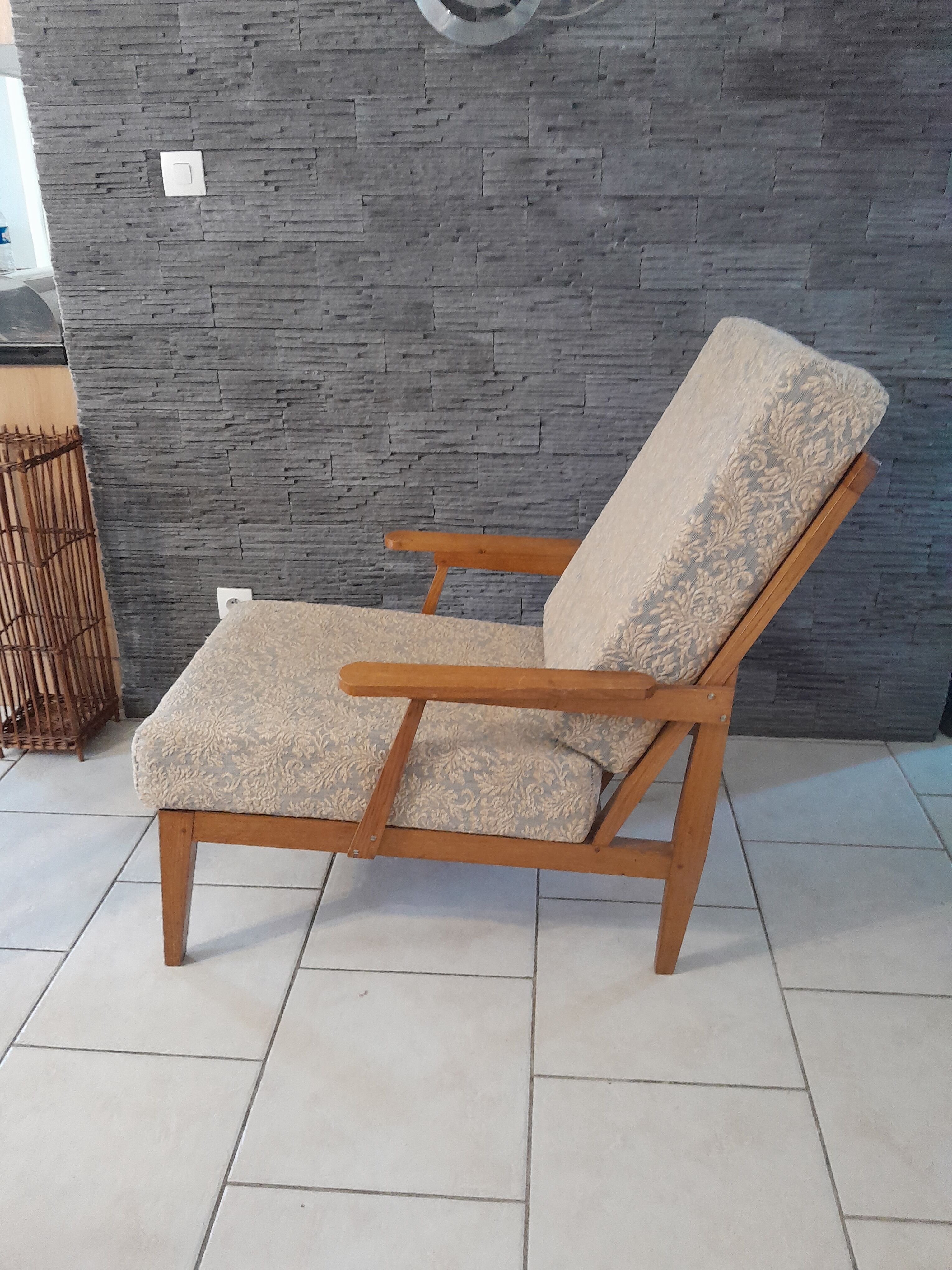 Fauteuil relax vintage