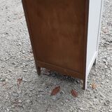 Chest of drawers 4 drawers feet compass white