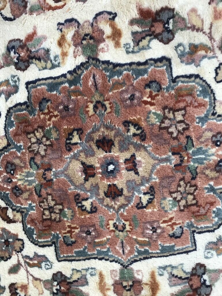 Carpet pakistani Karachi wool and silk 155 x 248 cm