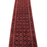 Oriental Persian Runner Rug, Handmade Traditional Wool Carpet-77x568cm