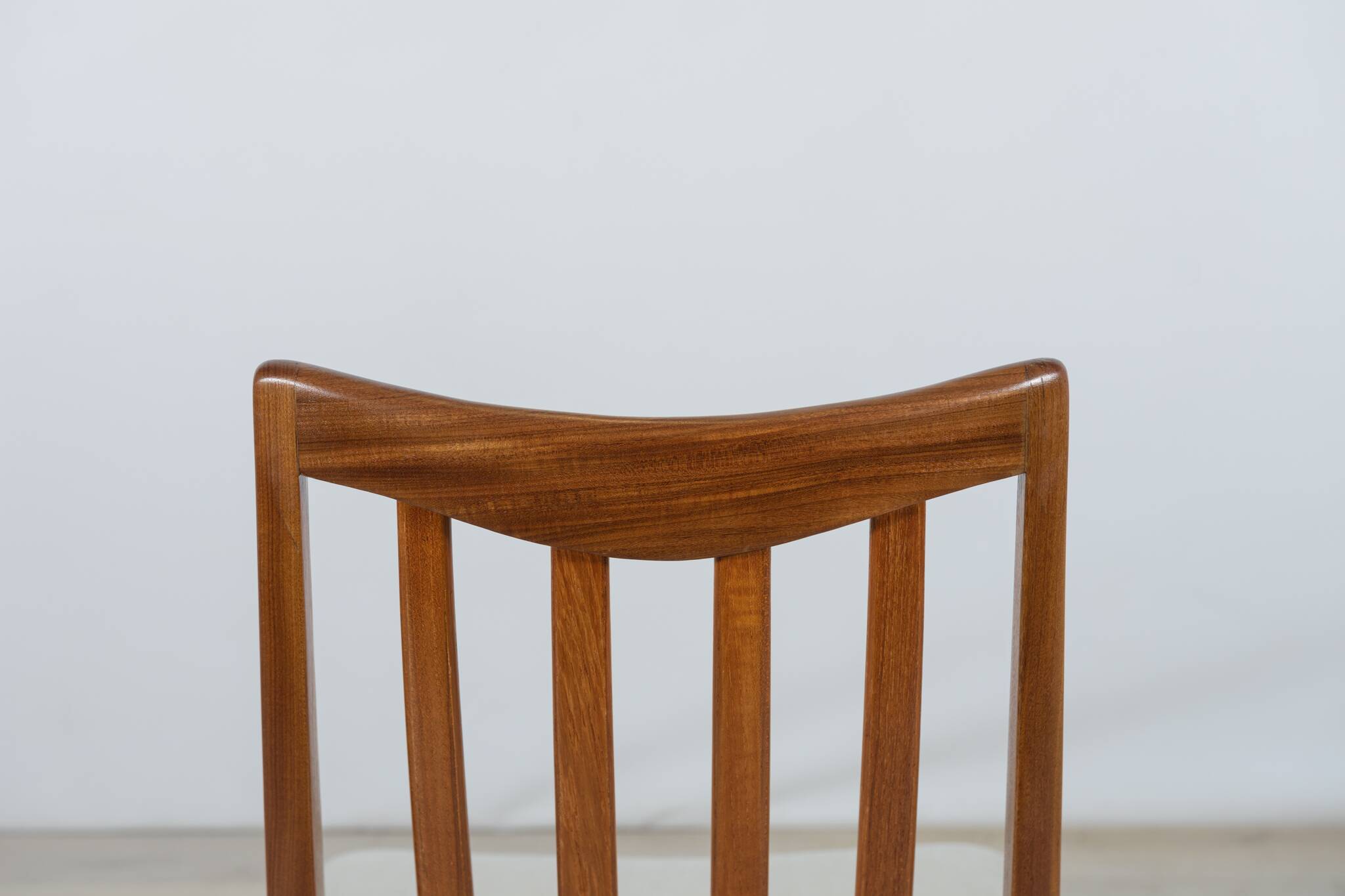 Mid-century teak and fabric dining chairs by Leslie Dandy for G-Plan, 1960s, set of 8