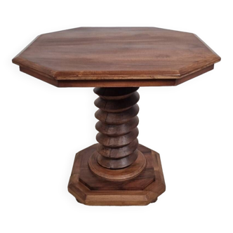 Large brutalist pedestal table