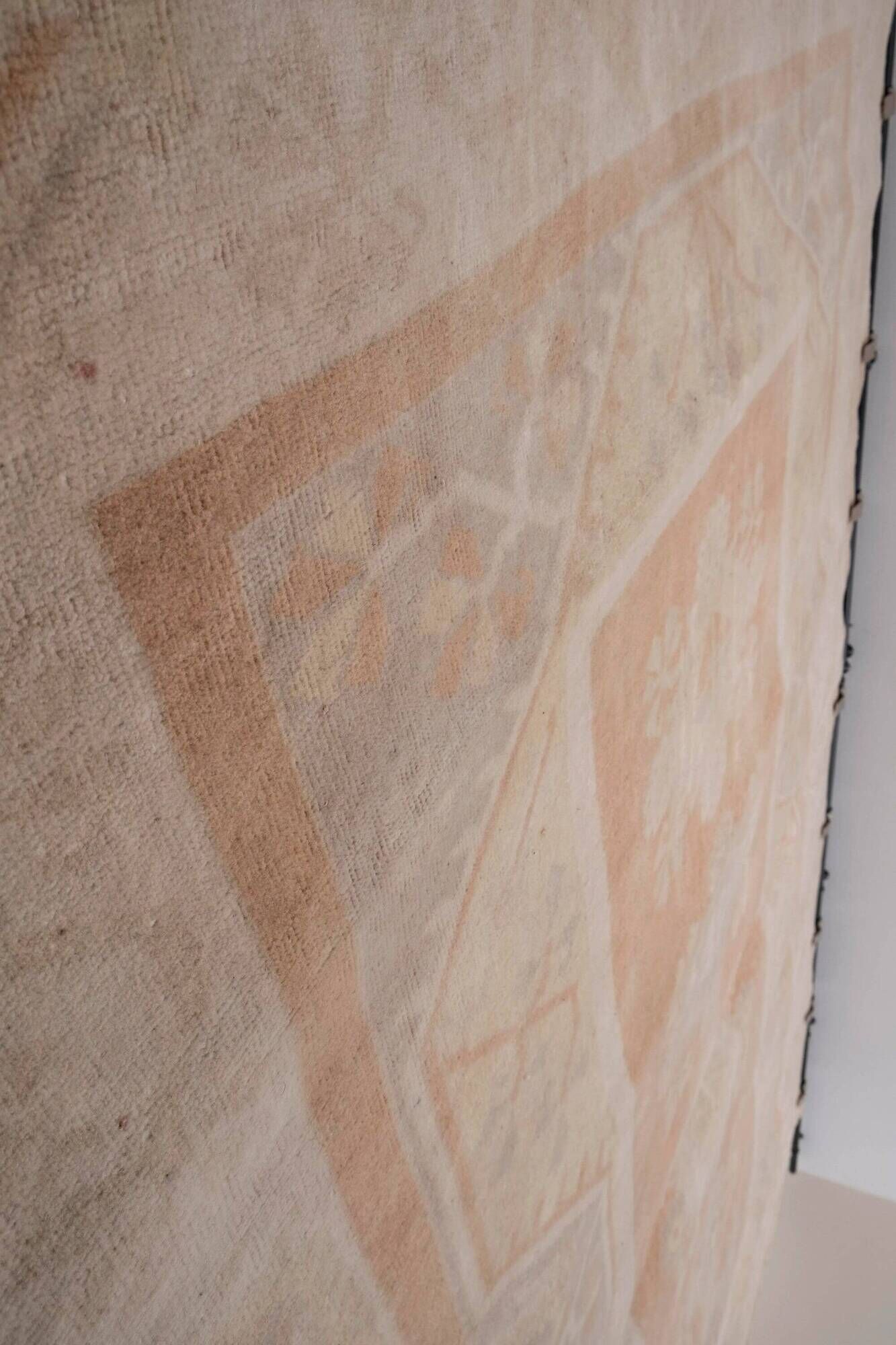 Vintage Turkish Oushak rug 203x315 cm