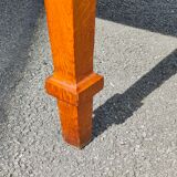 Refectory table with flaps in solid oak