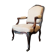Fauteuil à la reine, style Louis XV, XIXème siècle