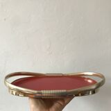 Red and golden tray