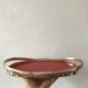 Red and golden tray