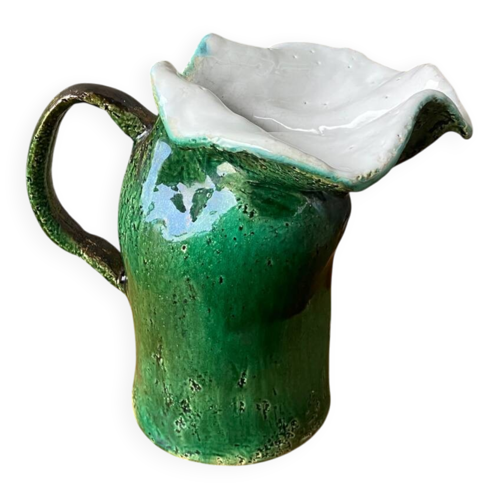 Vintage ceramic pitcher