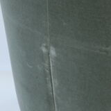 Fauteuil velours pivotant
