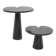 Black Marble Eros Coffee Tables by Angelo Mangiarotti for Skipper, 1980s, Set of 2