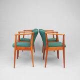 Set of 4 armchairs Nanna Ditzel model 83a
