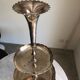 3-storey cake display in silver metal from the Mills Brussels brand. Date from the 1930s