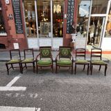 5-room living room from the 19th century Restoration period in mahogany