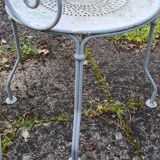 Wrought iron garden furniture