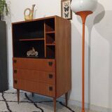 1960s teak bookcase