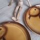 Set of 6 fish plates from Moulin des Loups