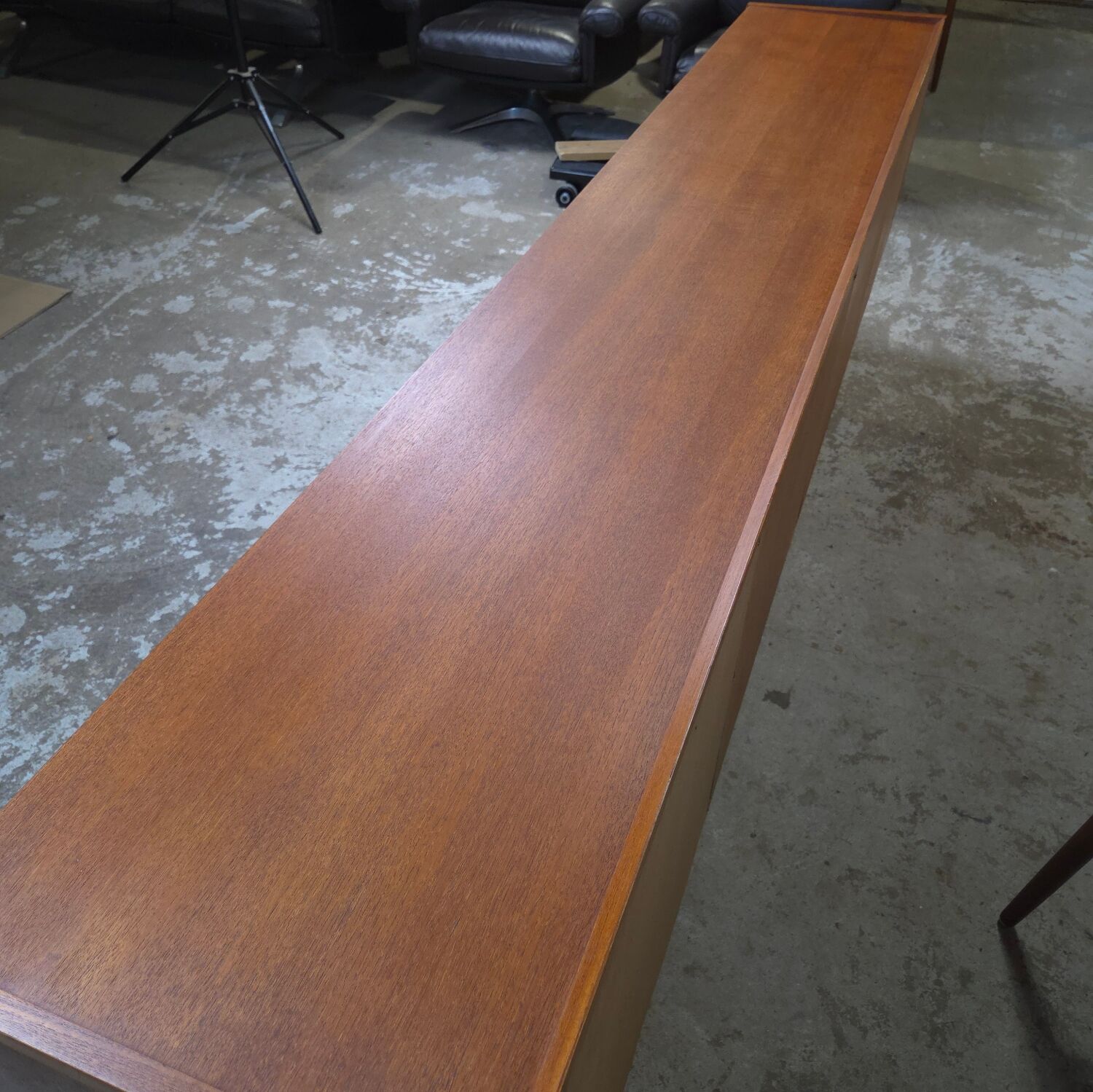 Müsterring Möbel, vintage 1960s teak sideboard 243cm!