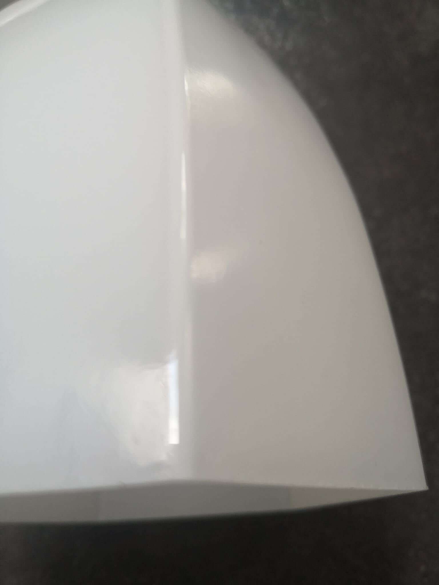 Wall lamp old white porcelain bathroom art deco 1930 opaline tulip