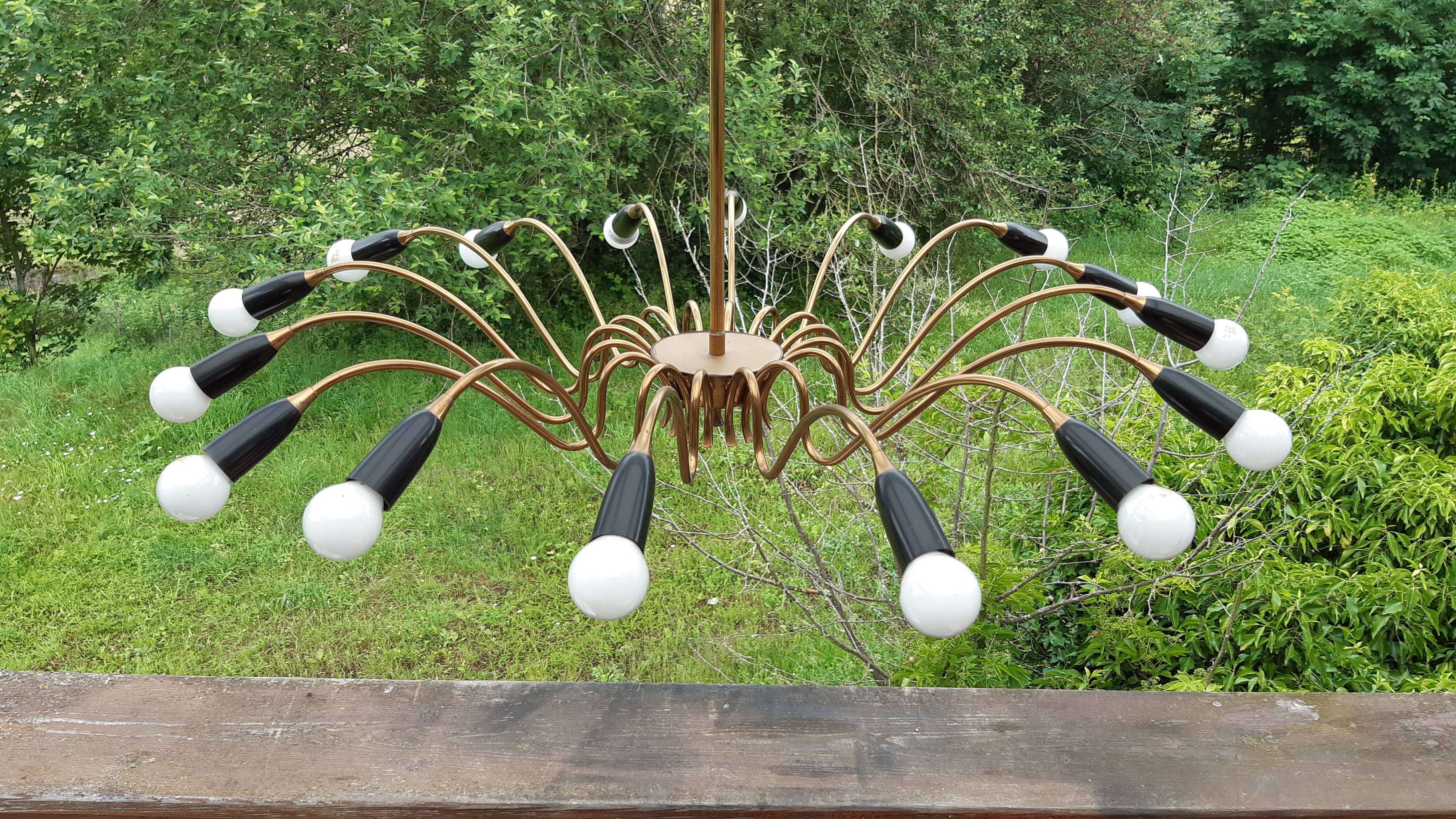Spider chandelier 1960